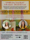November 28th - Women's Advent Retreat, Winnipeg MB